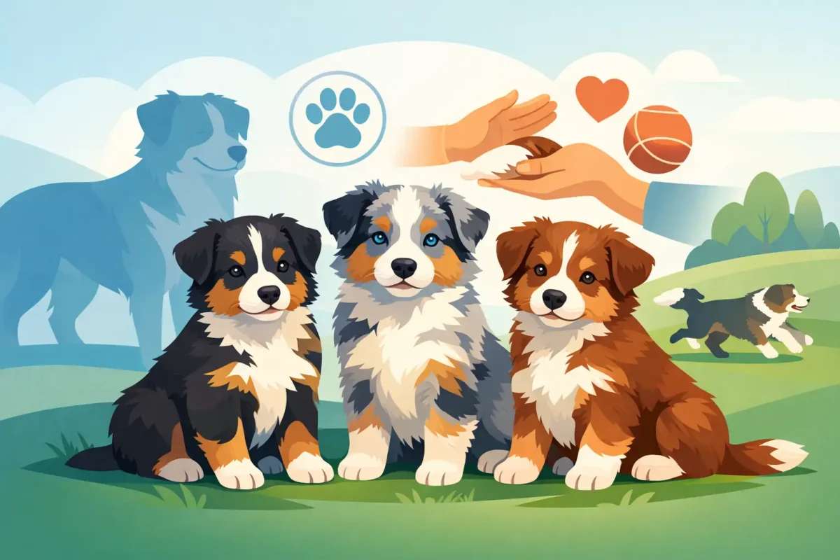 Choosing Australian Shepherd Puppy Temperament