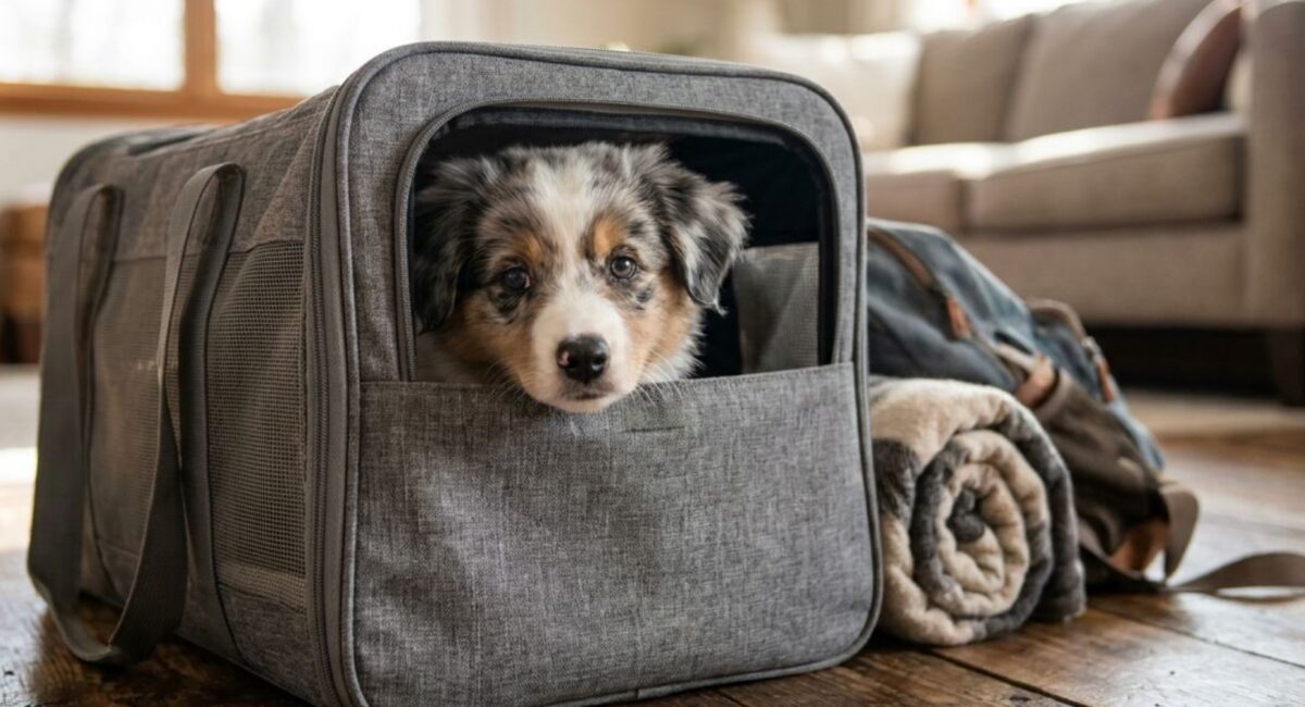 Best travel carriers for toy Australian Shepherd puppies