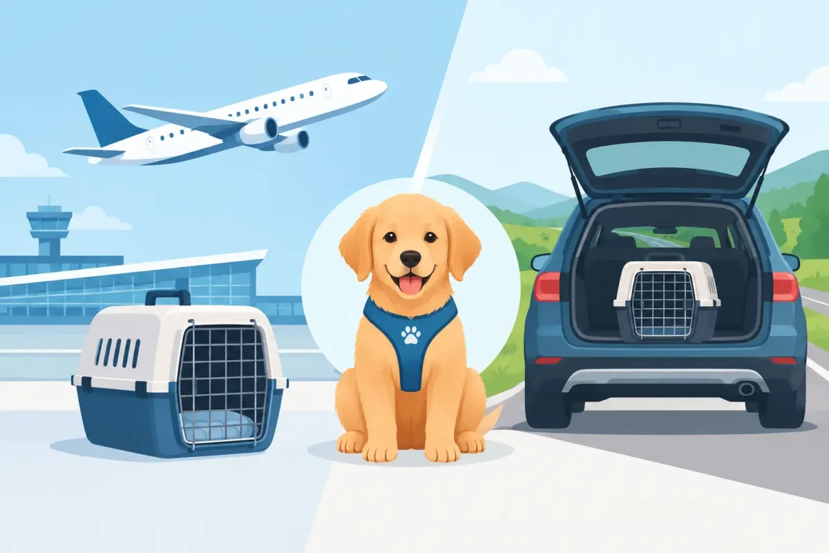 Puppy Flight Versus Ground Transport Explained