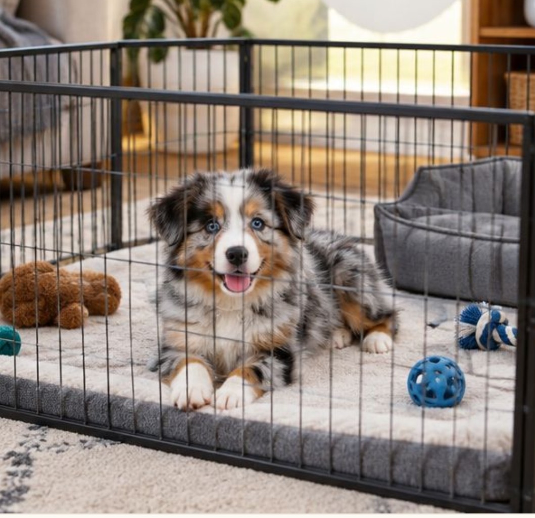 Best playpens for toy Australian shepherd puppies—Wire 2026
