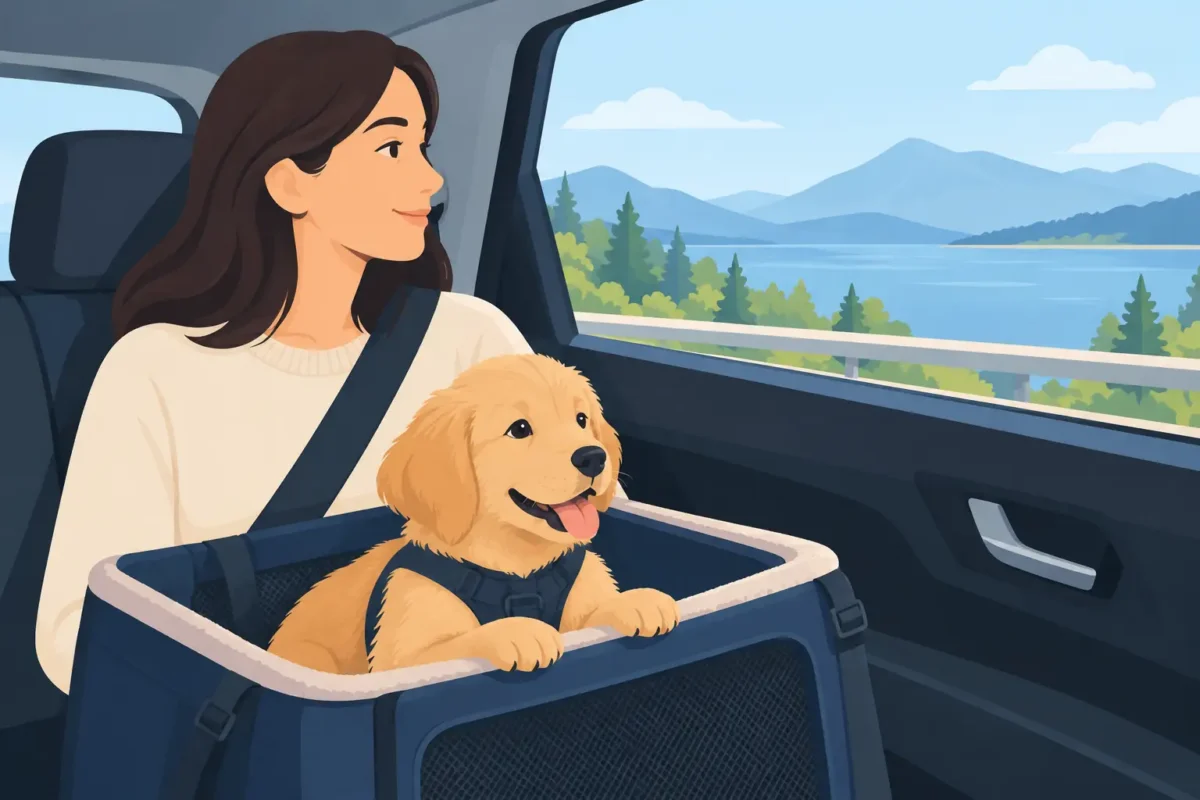 Traveling Home With Puppy Safely and Calmly